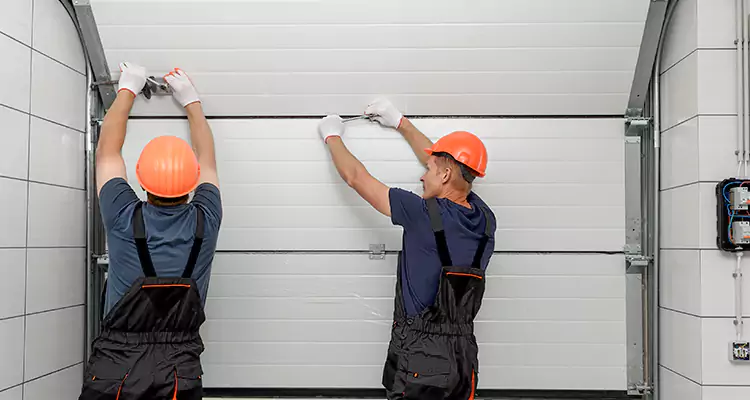 Garage Door Bottom Panel Repair in Sarasota, FL