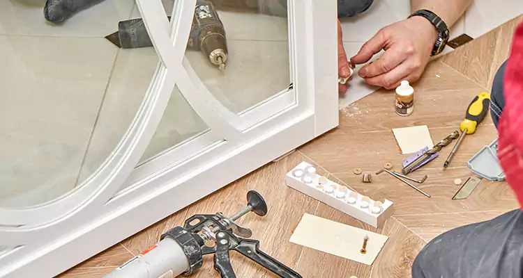 Interior Patio Door Casing Repair in Sarasota, FL